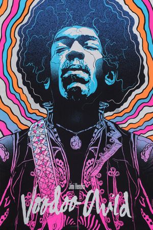 Jimi Hendrix Voodoo Child Screen Print 2015 FOIL VARIANT