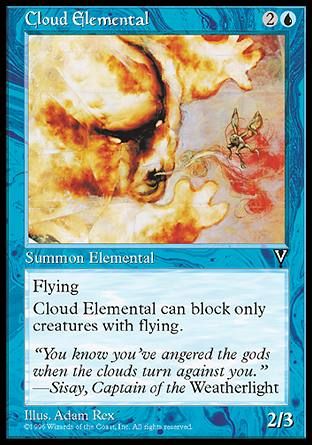 Cloud Elemental (Visions) Trading Card