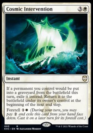 Cosmic Intervention (Kaldheim Commander Decks)