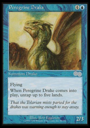 Peregrine Drake (Urza's Saga) Trading Card