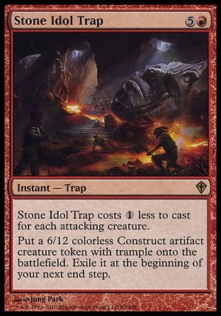 Stone Idol Trap (Worldwake) Trading Card