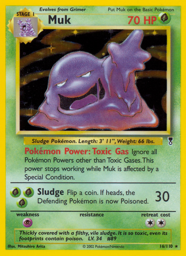 Muk (16/110) - Legendary Collection Pokémon Card