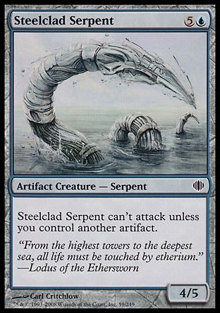 Steelclad Serpent (Shards of Alara) Trading Card