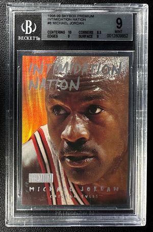 Michael Jordan 1998 Skybox Premium - Intimidation Nation #8 IN