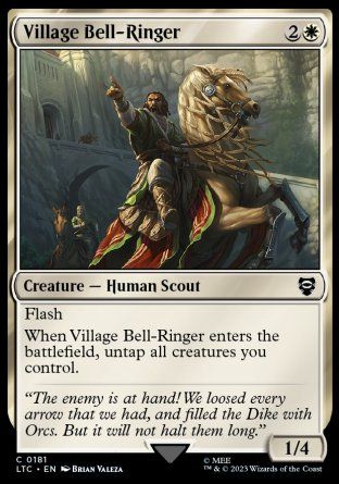 Village Bell-Ringer (The Lord of the Rings Commander Decks) Trading Card