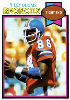 At Auction: 1980 Topps Football Riley Odoms Card #51