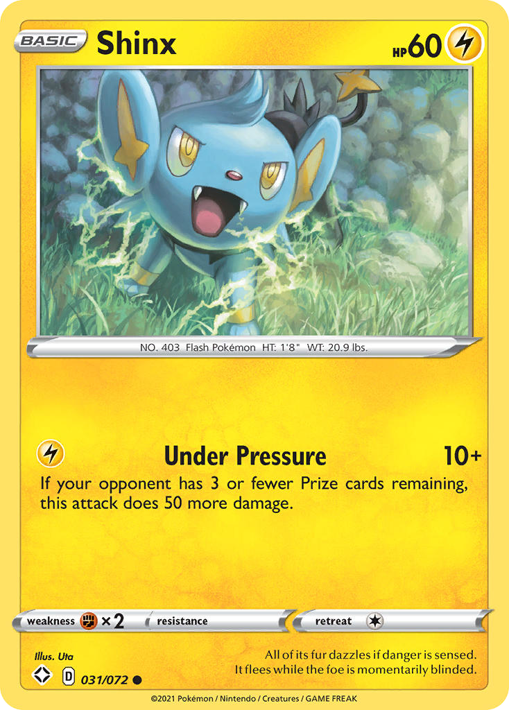 Shinx (31/72) - Shining Fates Pokémon Card