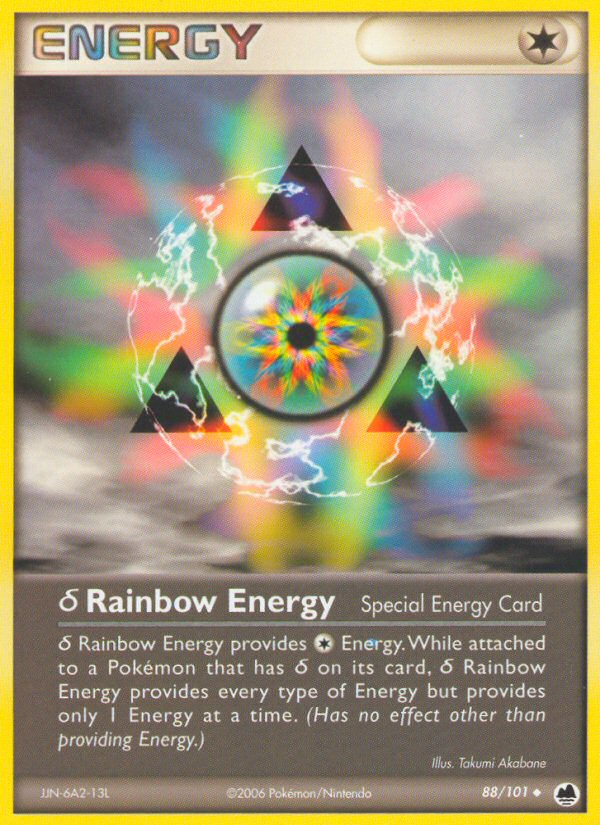 δ Rainbow Energy (88/101) - Dragon Frontiers Pokémon Card