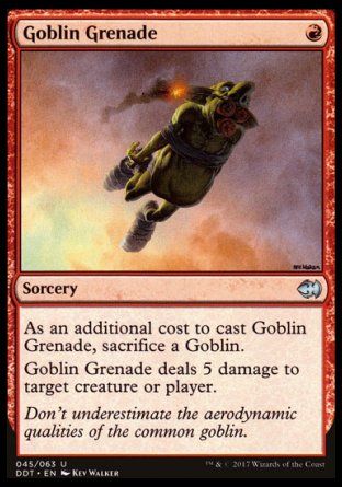 Goblin Grenade (Merfolks vs. Goblins) Trading Card