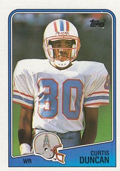 Curtis Duncan 1988 Topps #108 Sports Card