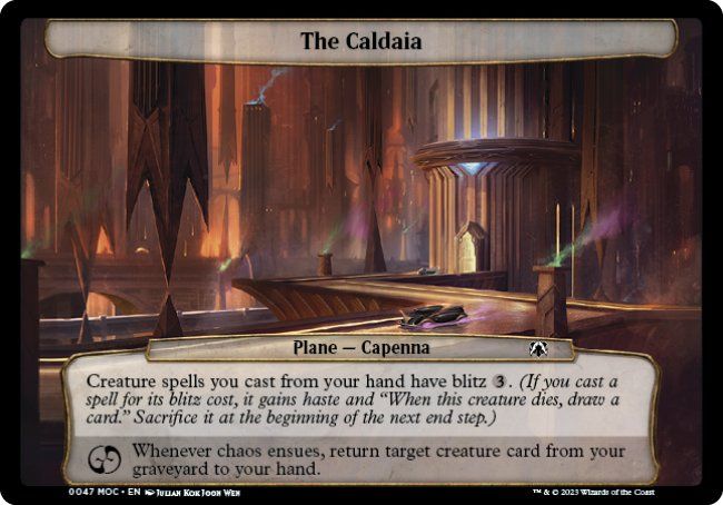 The Caldaia (March of the Machine Commander Decks) Trading Card