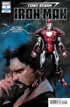 Tony Stark: Iron Man #1 (Silver Centurion Armor Variant)
