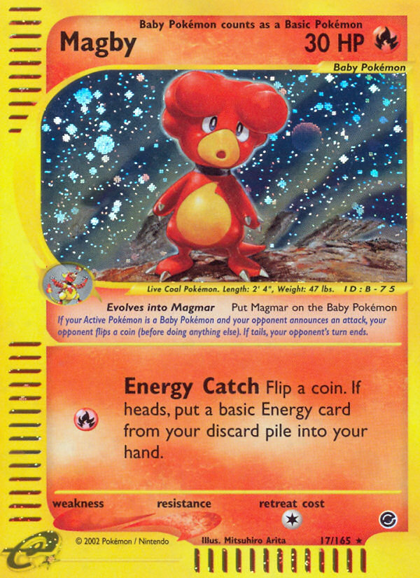 Magby (17/165) - Expedition Base Set Pokémon Card