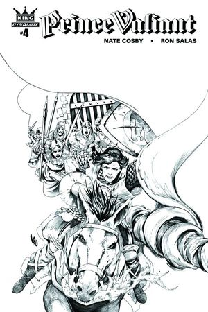 King Prince Valiant #4 (10 Copy Lau B&amp;w Cover)