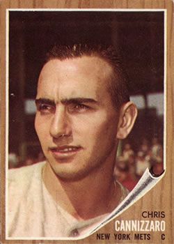 Chris Cannizzaro 1962 Topps #26 Sports Card