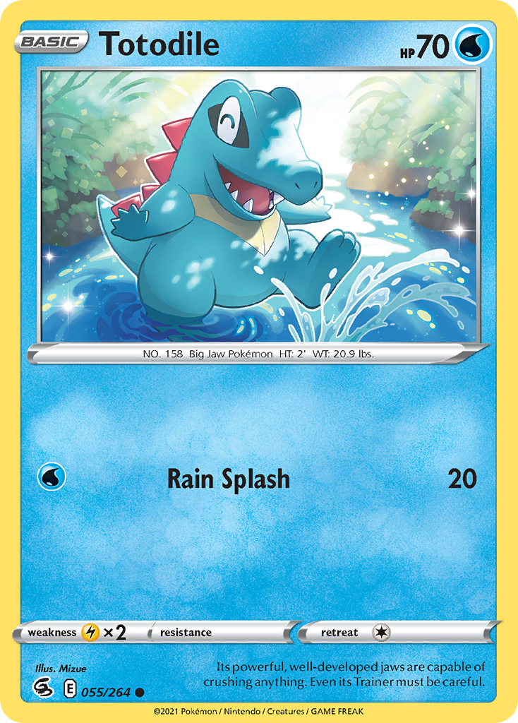 Totodile (55/264) - Fusion Strike Pokémon Card