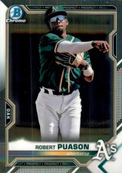 Robert Puason 2021 Bowman Chrome - Prospects Baseball #BCP-218 Sports Card