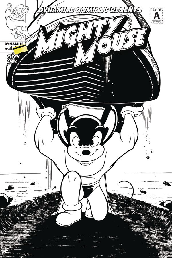Mighty Mouse #4 (Cover D 20 Copy Stewart B&w In)
