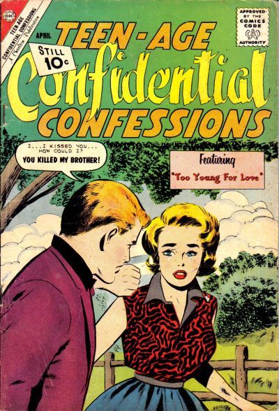 Teen-Age Confidential Confessions #11 Comic