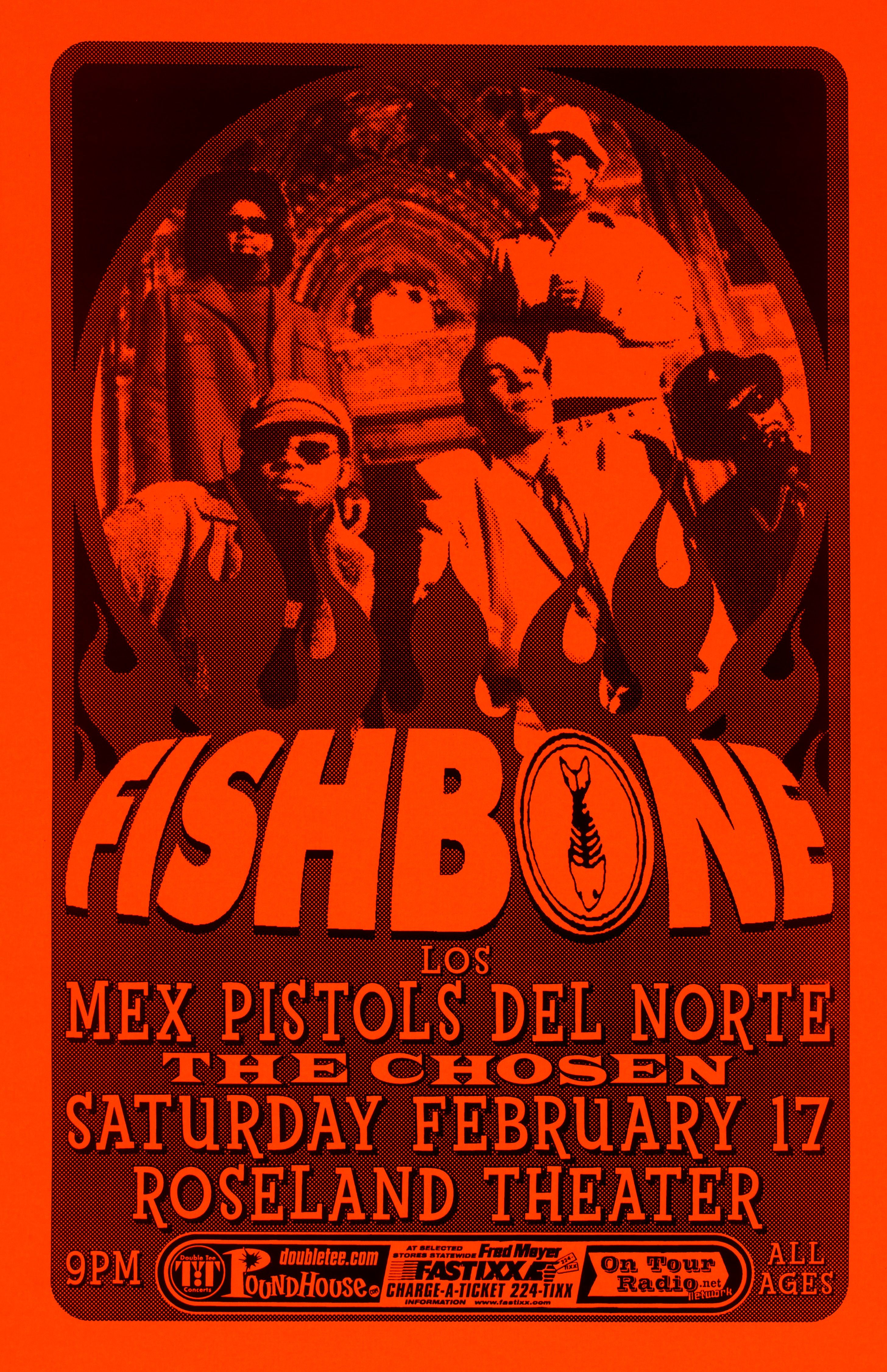 MXP-210.4 Fishbone Roseland Theater 2001 Concert Poster