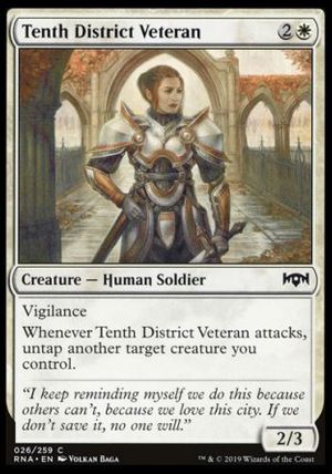 Tenth District Veteran (Ravnica Allegiance)