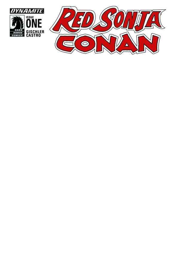 Red Sonja Conan #1 (Cover D Blank Authentix Cover)