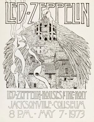 Led Zeppelin Jacksonville Coliseum 1973