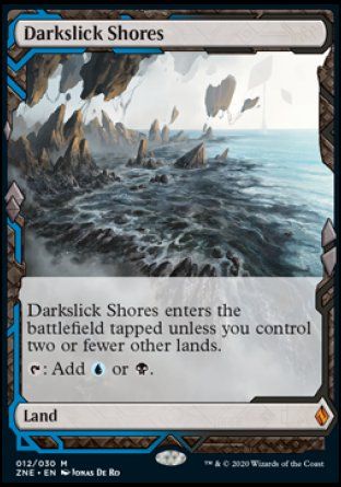 Darkslick Shores (Zendikar Rising Expeditions) Trading Card