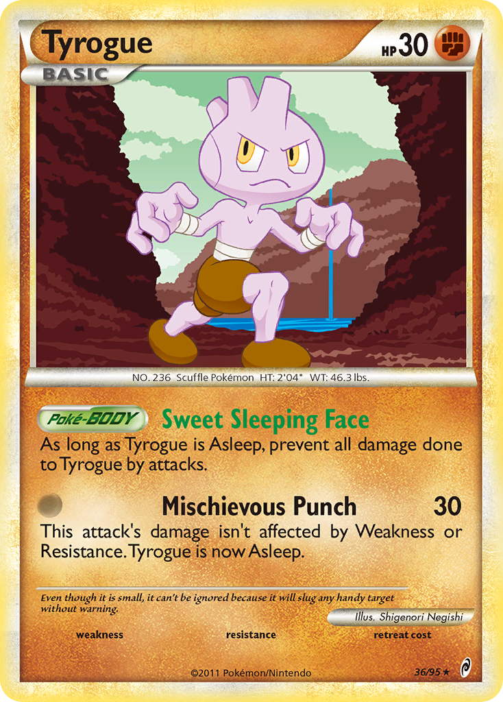 Tyrogue (36/95) - Call of Legends Pokémon Card