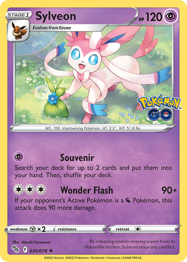 Sylveon (35/78) - Pokémon GO Pokémon Card