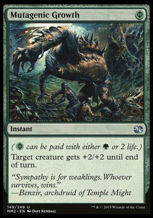 Mutagenic Growth (Modern Masters 2015) Trading Card