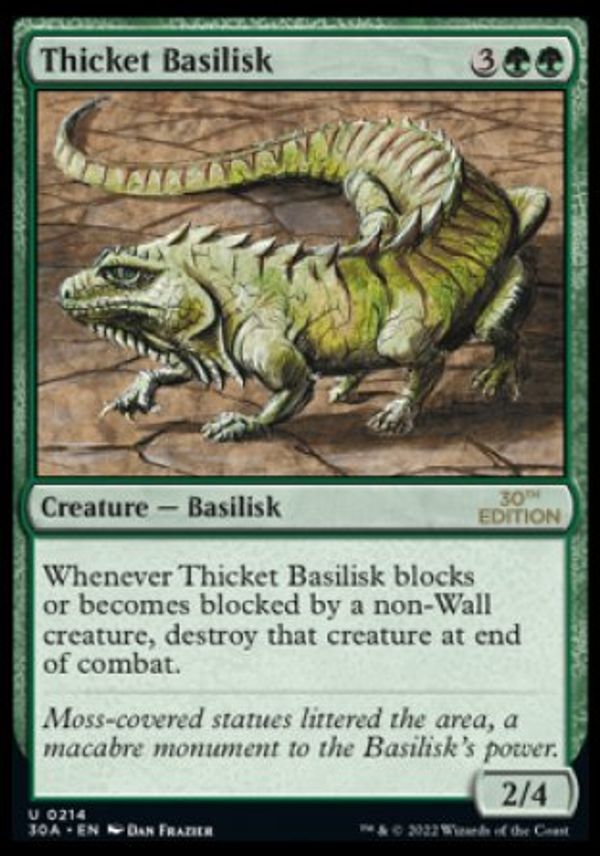 Thicket Basilisk (Magic 30th Anniversary Edition)