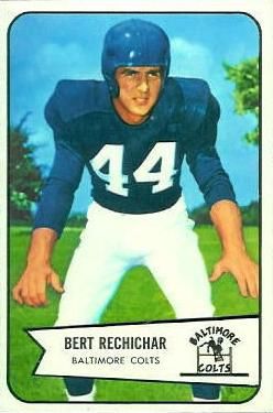 Bert Rechichar 1954 Bowman #26 Sports Card
