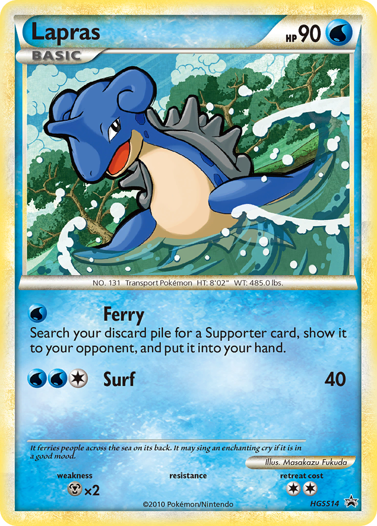 Lapras (HGSS14) - HGSS Black Star Promos Pokémon Card