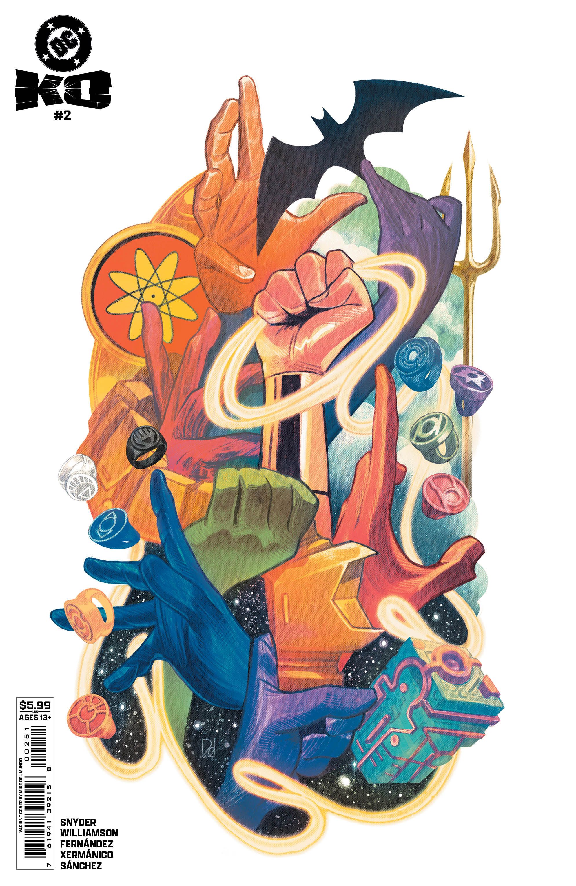 DC K.O. #2 (Cvr C Mike Del Mundo Card Stock Variant) Comic