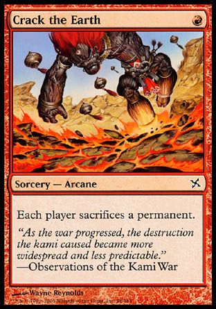 Crack the Earth (Betrayers of Kamigawa) Trading Card