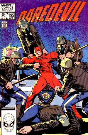Daredevil Canadian Edition #194 VF 1983 Stock Image
