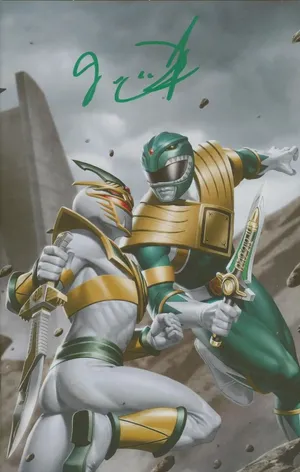 Mighty Morphin Power Rangers #50 (Torpedo Green Ranger Virgin Edition)