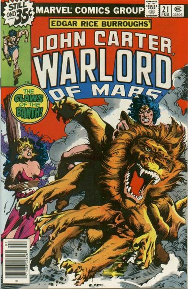 John Carter Warlord of Mars #21