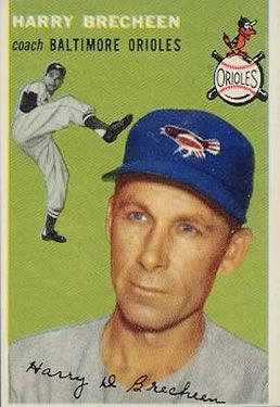 Harry Brecheen 1954 Topps #203 Sports Card