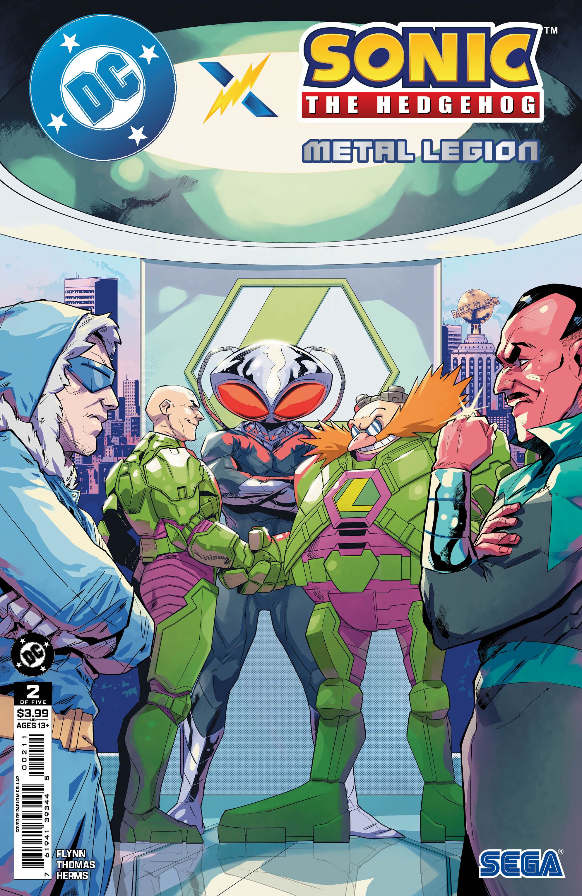 DC X Sonic The Hedgehog The Metal Legion #2 Comic