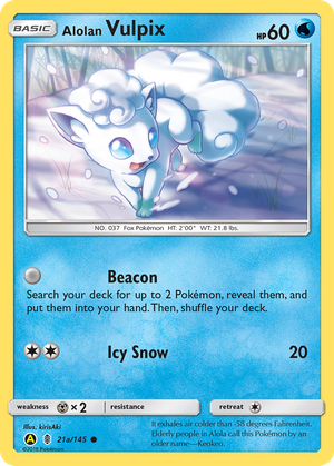 Alolan Vulpix (21a) - Guardians Rising