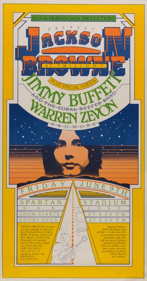 AOR-4.12-OP-1 Jackson Browne with Jimmy Buffett & Warren