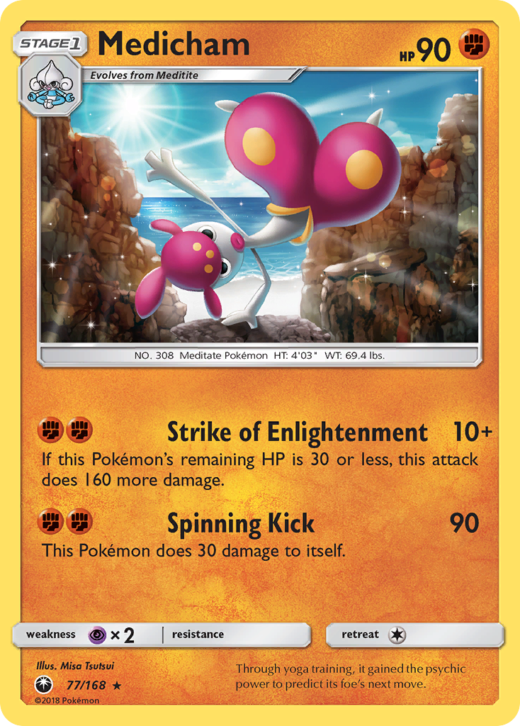 Medicham (77/168) - Celestial Storm Pokémon Card