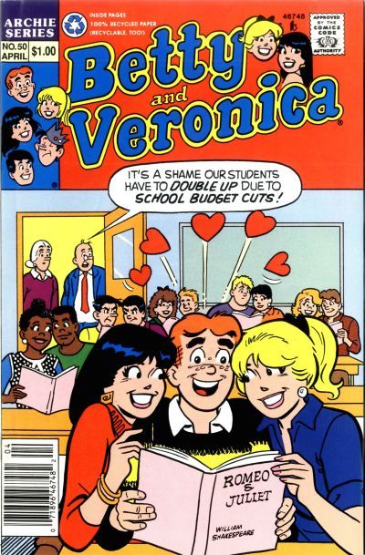Betty and Veronica #50 Comic