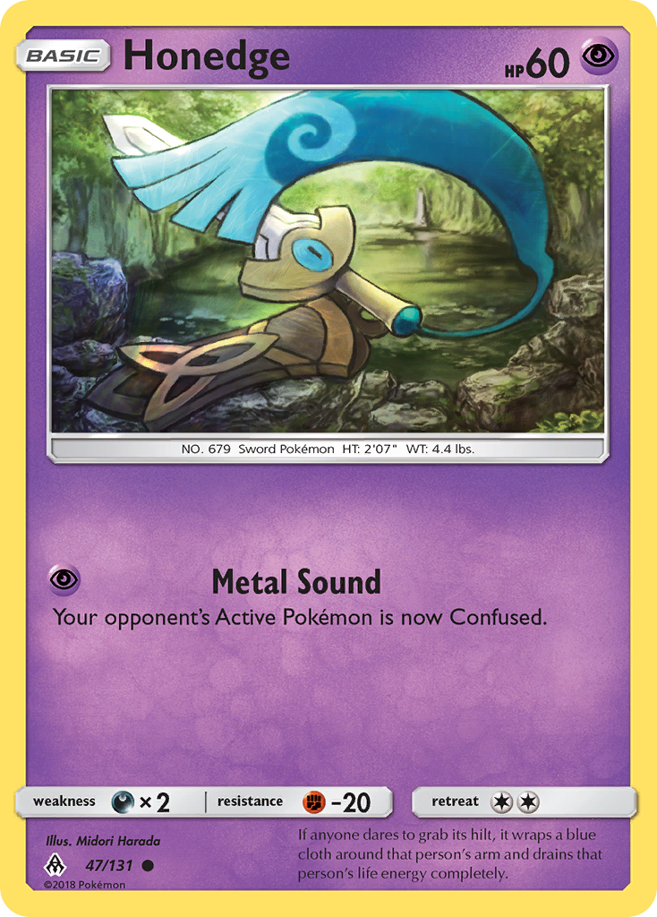 Honedge (47/131) - Forbidden Light Pokémon Card