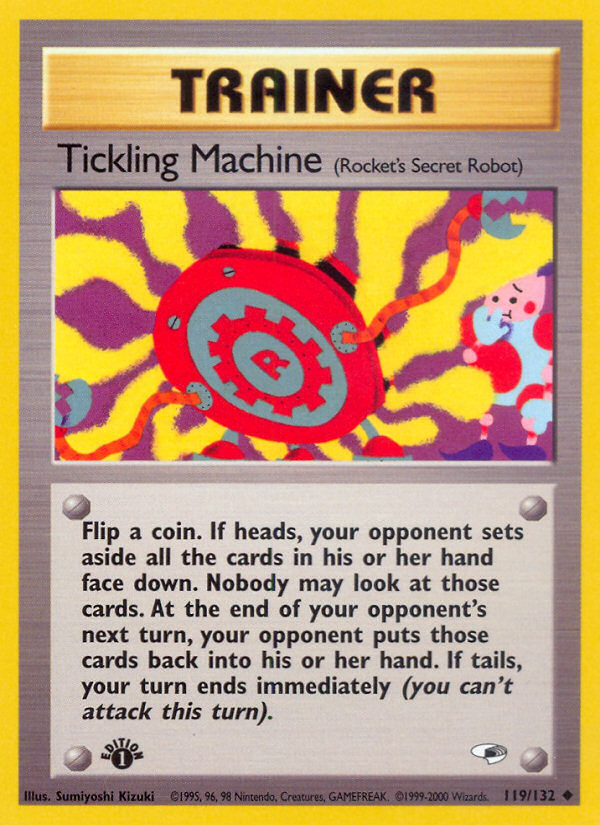 Tickling Machine (Trainer) (119/132) - Gym Heroes (1st Edition) Pokémon Card