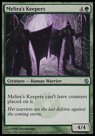 Melira's Keepers (Mirrodin Besieged) Trading Card