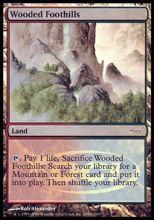 Wooded Foothills (Judge Gift Promos) Trading Card