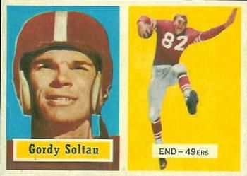 Gordy Soltau 1957 Topps #54 Sports Card